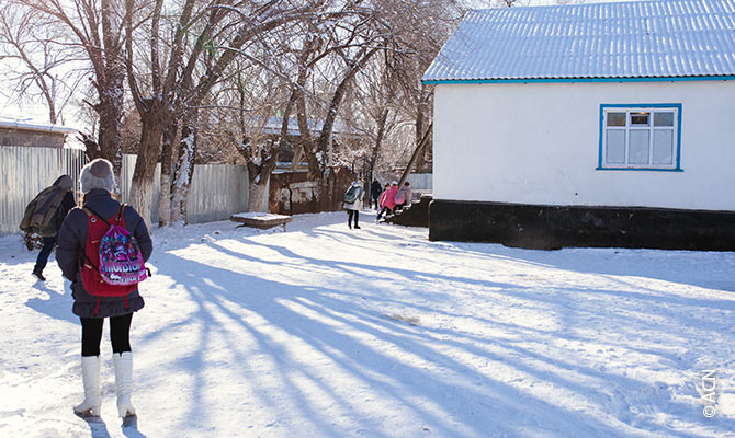 Sisters’ quarters in Kapchagay in south-east Kazakhstan.
