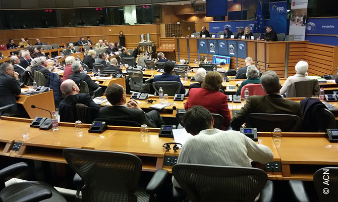 Conference “Christmas after Daesh: Hope reborn for Christians in the Middle East” at European Parliament, Brussels, Belgium December 5th, 2017.